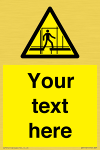 Custom Scaffold Incomplete Sign